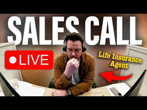LIVE SALES CALL: Life Insurance Agent Closes A Lead!
