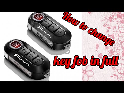 How To change Key Fob | Fiat 500 | Battery Replacement