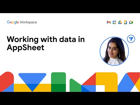 Working with data in AppSheet