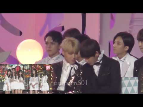 161119 BTS(방탄소년단) reaction to GFRIEND (여자친구) TOP 10 @MMA