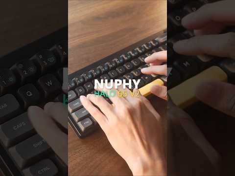 The Halo Lighting Is Too Good — Nuphy Halo65 V2 #asmr #nuphy #halo65 #mechanicalkeyboard #unboxing
