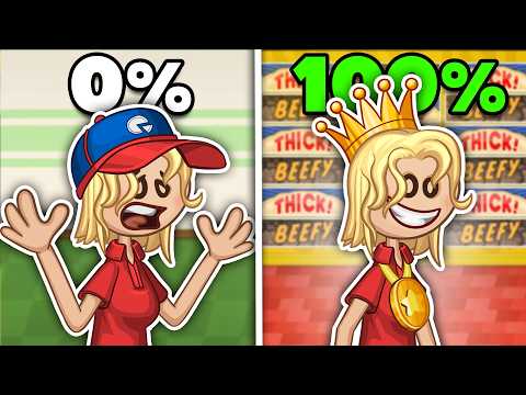 I Played 100% Of Papa's Pizzeria