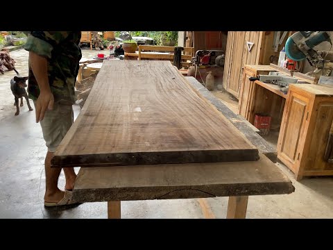 Transforming Ancient Logs: Luxury Furniture Crafted from Natural Hardwood