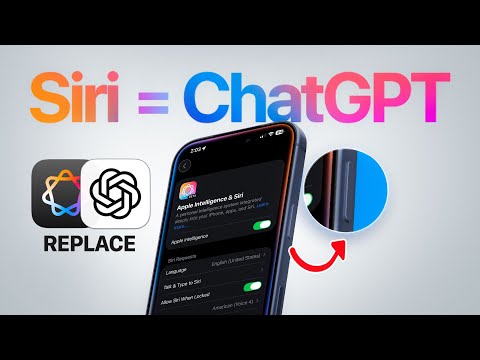 How To Replace Siri With ChatGPT | iOS 26
