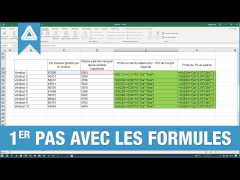Tuto Excel : premiers pas avec les formules