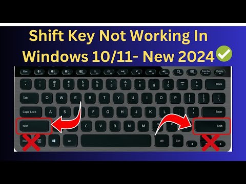 How To Fix Shift Key Not Working In Windows 10/11 Laptop or PC [✅2024 FIX ]