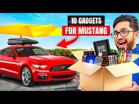 TESTING 10 MUSTANG CAR GADGETS !