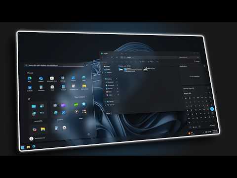 Make Windows 11 See-Through in Seconds!