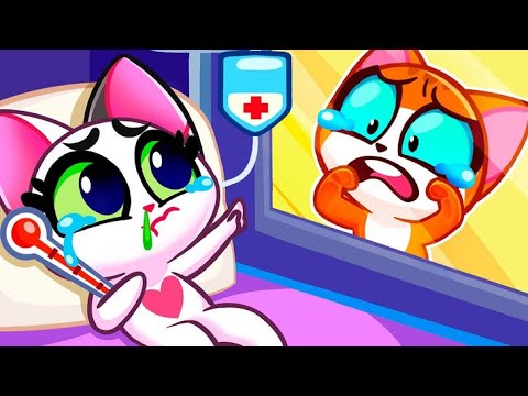 Baby Feels Sick 🤒🤧 Funny Videos For Kids by Paws & Play 😻