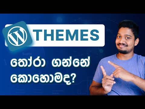 What Are WordPress Themes? - Sinhala