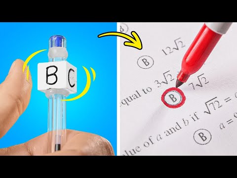 BEST SCHOOL HACKS & CRAFTS THAT MAKE STUDYING EASY! 🏫