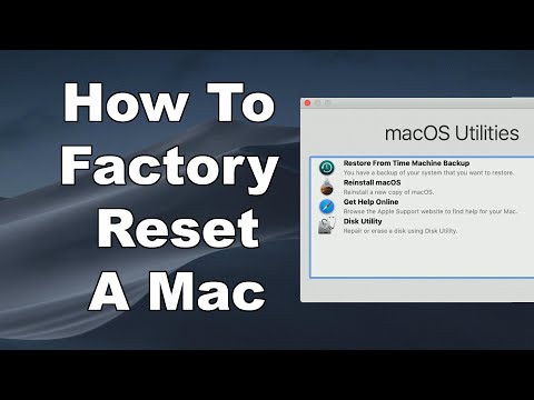 How To Erase & Factory Reset A Mac & Reinstall macOS - Step By Step Guide