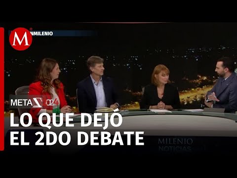 Tatiana Clouthier, Enrique de la Madrid y Sofía Provencio, evalúan el segundo debate presidencial