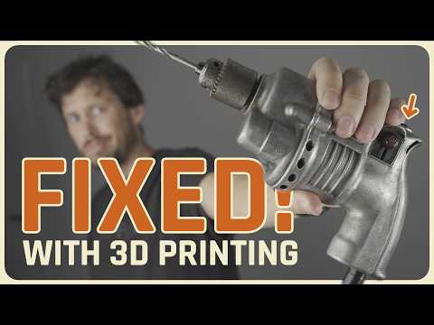 I Fixed this WW2 Era Power Drill with a 3D Printer