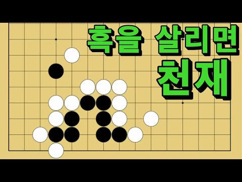 바둑 묘수 사활 - 미식가가 발견할 수 있는 맛의 묘수가 있습니다. 흑을 살려보세요.