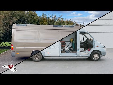 DIY paint and rebuild start to finish | CAMPER CONVERSION | Mercedes Sprinter Van