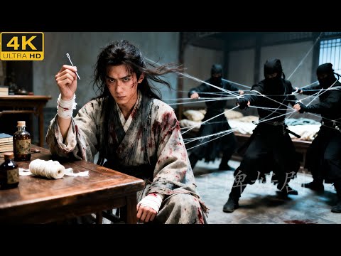 The frail scholar is a hidden master! One flying-needle move slays a hundred killers!