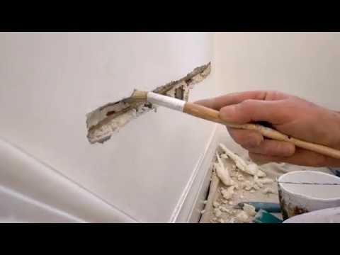 How To Fix Peaks Or Ridges On Staircase Plaster And Fill Deep Holes