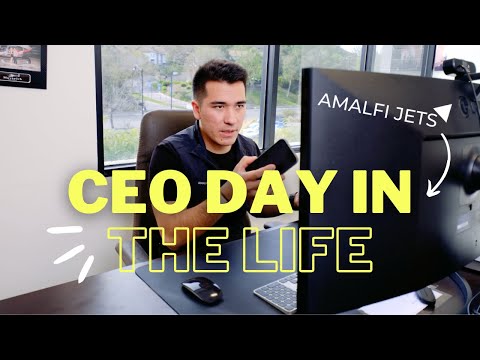 Amalfi Jets CEO Day in the Life - Daily Routine