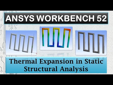 ANSYS Tutorials - Thermal Expansion in Static Structural Analysis