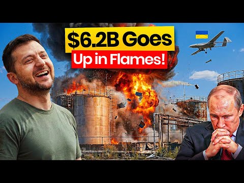 Ukraine’s Drone Strike Destroyed Russia’s $6.2B Jet Fuel Plant #UkraineWar