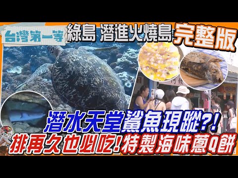 [全新] 綠島【潛進"火燒島"鯊魚現蹤?!潛水天堂 海底追星隨處大小咖/排再久也必吃！排隊名店"特製海味蔥Q餅"阿嬤怕你餓 用料大氣不手軟】│2024.11.03│《台灣第一等》完整版