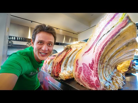 World’s Best Steak!! 🥩 INSANE DINO RIBEYE - Meet The KING of Beef!! | El Capricho, Spain