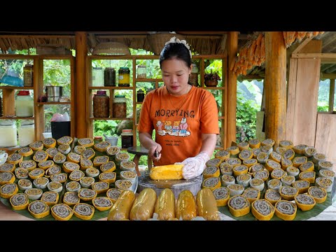 EGG CAKE - "Recipe for Making Delicious, Rich Egg Cake to Sell at the Market".