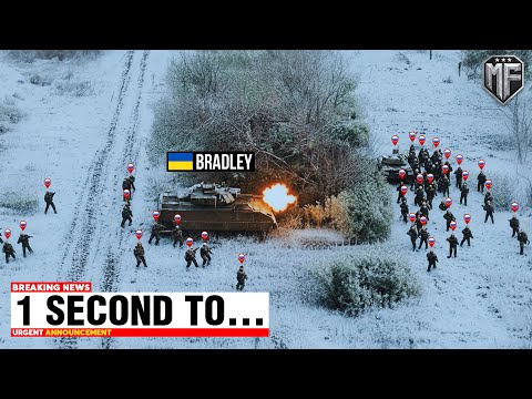 Ukrainian Bradley Surrounded By Large Russian Brigade - Then THIS Happened...