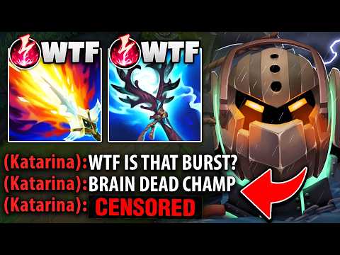 I Made this Katarina go 0/19 with my AP Nautilus Mid... (SHE HAD A MENTAL BREAKDOWN)