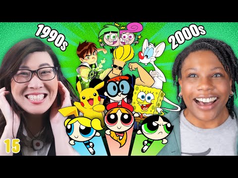 Millennials and Gen-Z Debate 90's vs. 2000's Cartoons!! | ReactCAST