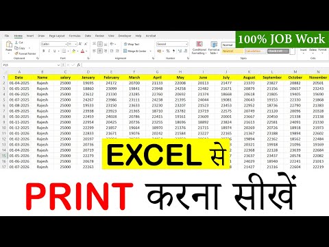 Excel Tutorial : Print Setup in Excel l Microsoft Excel #exceltutorial