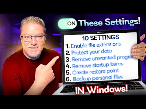 10 Windows Settings That I *ALWAYS* Change!