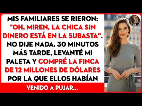 Mis familiares se burlaron de mí en la subasta, pero les compré la mansión que querían.