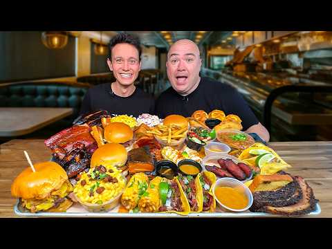 Eating the BIGGEST BBQ Meat Platter in Miami, Florida!!
