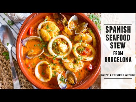 Classic Spanish Seafood Stew  | A Timeless Recipe from Barcelona Spain