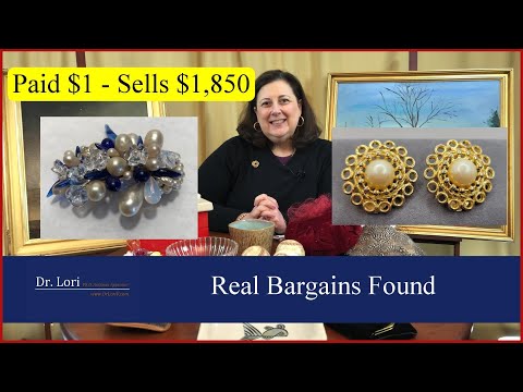 Real Bargains Found for $1 | Rousselet, Jensen & Gucci Marked Jewelry, Cameos, Shoehorn by Dr. Lori