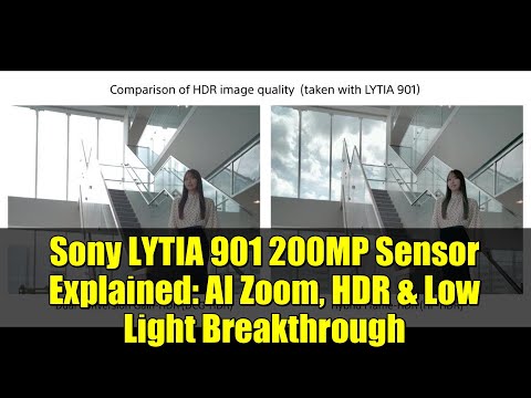 Sony LYTIA 901 200MP Sensor Explained: AI Zoom, HDR & Low Light Breakthrough