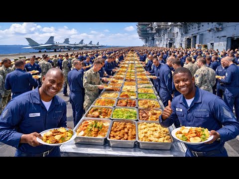 How Aircraft Carrier Sailors Eat, Sleep & Survive for 6 Months at Sea