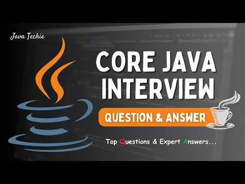 Core Java Interview Questions & Answers | Top FAQs Explained! | @Javatechie