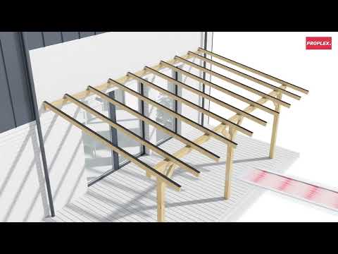 Instrukcja montażu zadaszenia z płyt poliwęglan komorowy na konstrukcji drewnianej