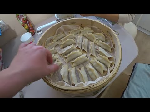 Китайские пельмени и шарики из фарша и риса. Проверяем новую пароварку