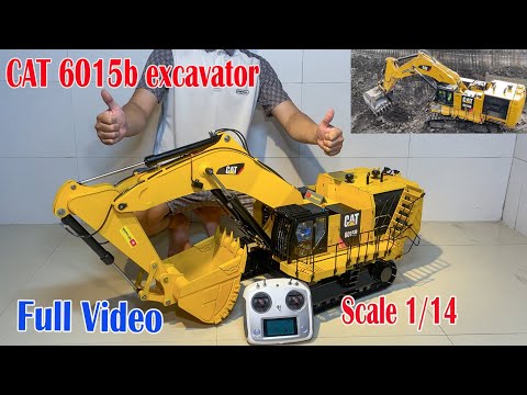 Homemade CAT 6015b Excavator 100% finished, from PVC | NHT creation