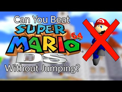 Can You Beat Super Mario 64 DS Without Jumping?