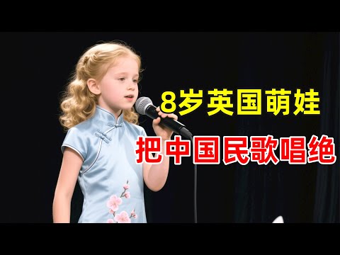 8岁英国萌娃,竟把中国民歌唱绝了!天籁嗓音引全场欢呼,太好听了!【草根大明星】