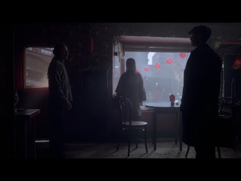 Tommy shelby Threatened Chinese for selling Opium.