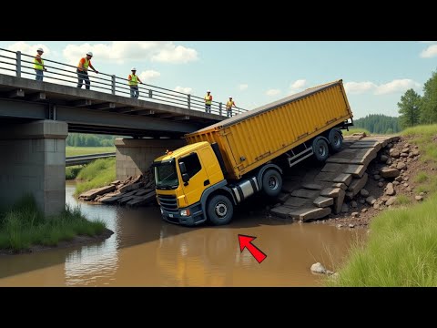 Idiots Behind the Wheel: The Most Ridiculous Truck Maneuvers Ever Caught! #2