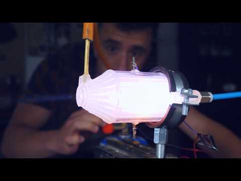 Water-Cooled Jet Engine in Plastic