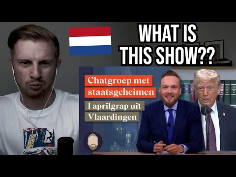 Reaction To Dutch Satire MOCKING Donald Trump and US Politicians (Lubach)