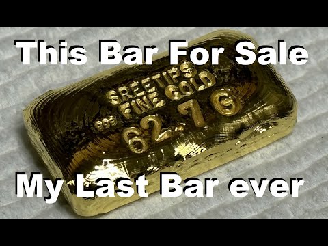 Zinc GOLD Bar Repurification Part 2